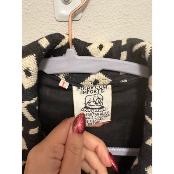 Vintage Polar Cow Imports Aztec Western Bomber Jacket - Picture 5 of 5